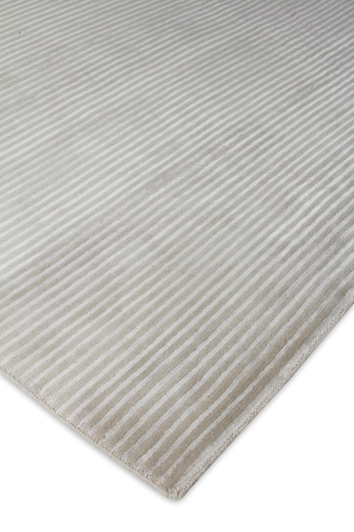Exquisite Rugs Metro Velvet hand-knotted Wool/Viscose 3012 Light Gray 10' x 8' Area Rug