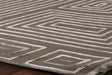 Exquisite Rugs Metro Velvet hand-knotted Wool/Viscose 3038 Charcoal 12' x 9' Area Rug