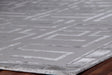 Exquisite Rugs Metro Velvet hand-knotted Wool/Viscose 3042 Silver 14' x 10' Area Rug