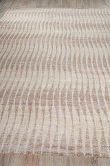 Exquisite Rugs Bamboo Silk hand-knotted Bamboo Silk 3053 Beige/Brown 15' x 12' Area Rug