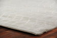 Exquisite Rugs Super Tibetan hand-knotted Wool/Bamboo Silk 3068 Silver 10' x 8' Area Rug
