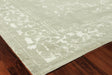 Exquisite Rugs Terras hand-knotted Wool/Bamboo Silk 3129 Gray/Platinum 14' x 10' Area Rug