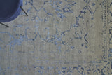 Exquisite Rugs Terras hand-knotted Wool/Bamboo Silk 3130 Gray/Blue 12' x 9' Area Rug