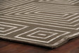 Exquisite Rugs Metro Velvet hand-knotted Wool/Viscose 3212 Khaki 15' x 12' Area Rug