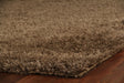 Exquisite Rugs Viscose Shaggy Shag Viscose 3265 Chocolate 10' x 8' Area Rug