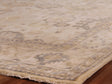 Exquisite Rugs Antique Weave Oushak hand-knotted New Zealand Wool 3281 Ivory/Multi 10' x 8' Area Rug