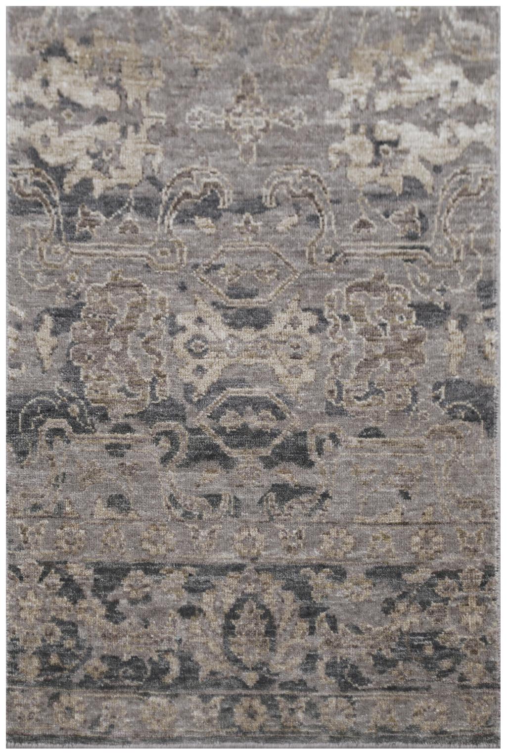 Exquisite Rugs Beverly hand-knotted Wool/Bamboo Silk 3375 Light Blue 10' x 8' Area Rug