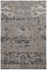 Exquisite Rugs Beverly hand-knotted Wool/Bamboo Silk 3375 Light Blue 10' x 8' Area Rug