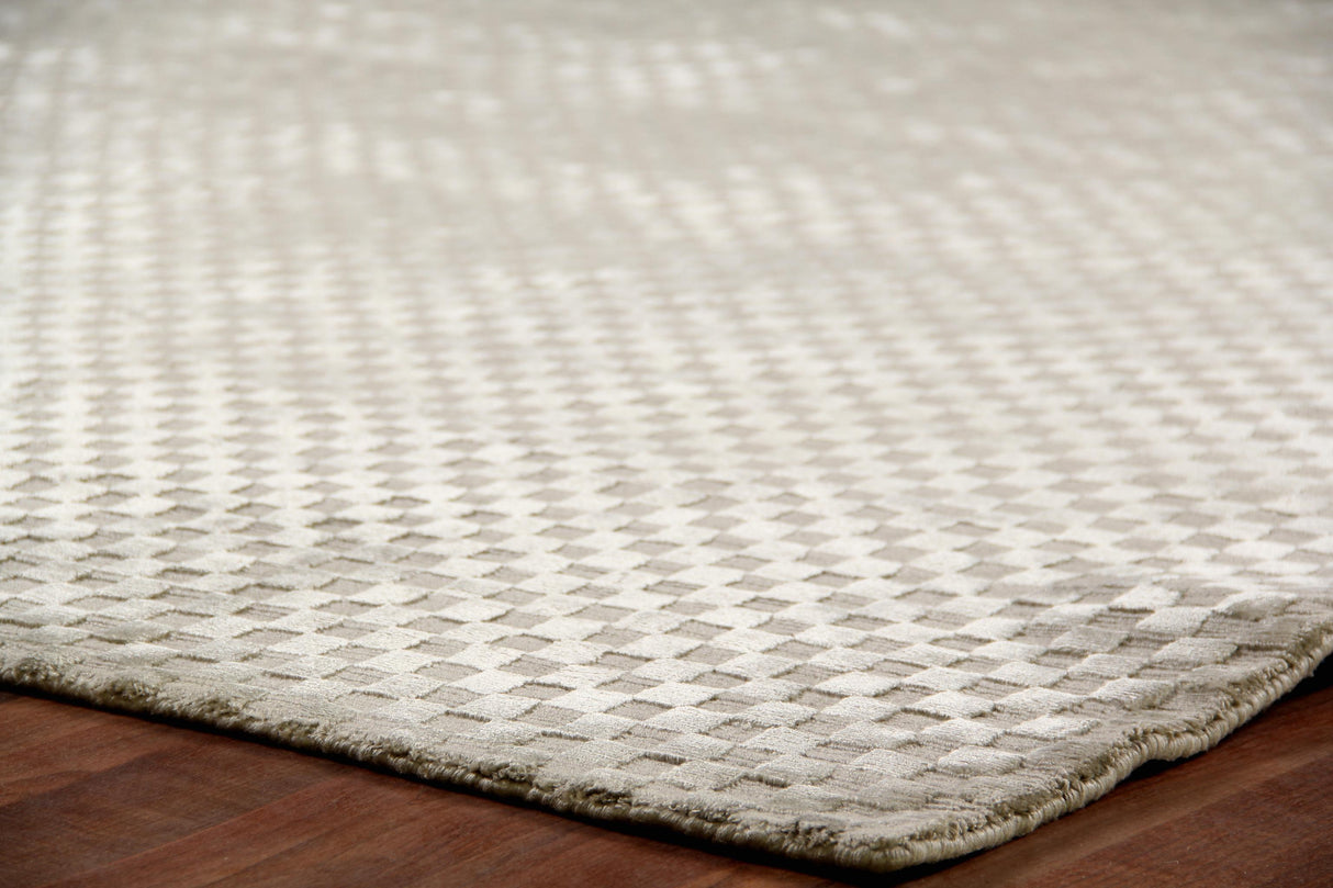 Exquisite Rugs Bubble handloomed Viscose 3527 Dark Gray 15' x 12' Area Rug
