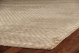 Exquisite Rugs Bubble handloomed Viscose 3533 Light Beige 15' x 12' Area Rug