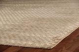Exquisite Rugs Bubble handloomed Viscose 3533 Light Beige 15' x 12' Area Rug