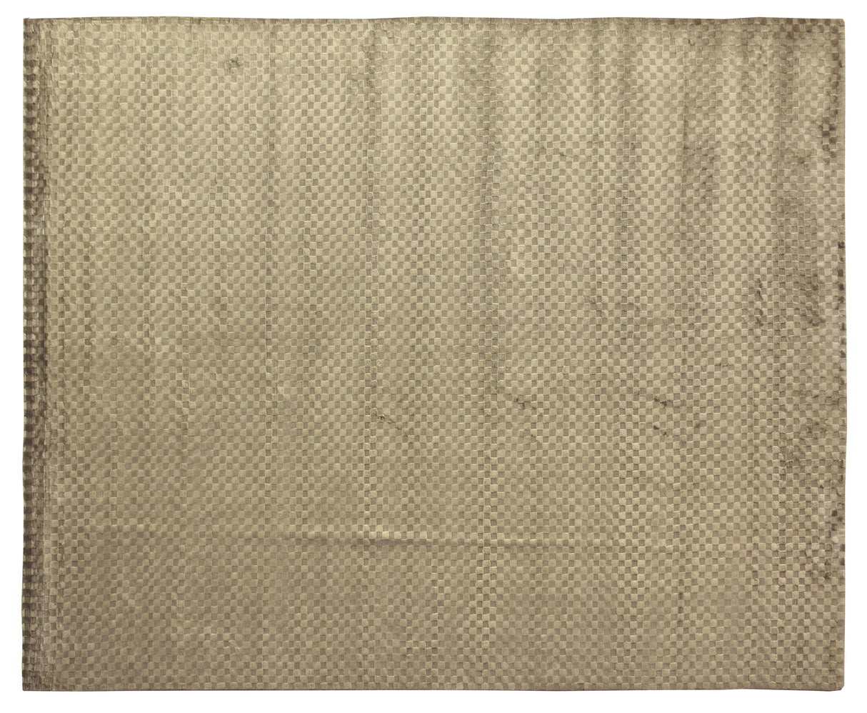 Exquisite Rugs Bubble handloomed Viscose 3533 Light Beige 15' x 12' Area Rug
