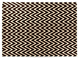 Exquisite Rugs Flatweave flatweave New Zealand Wool 3554 Mahogany/White 8' x 5' Area Rug