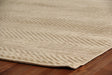 Exquisite Rugs Honeycomb handloomed Viscose 3592 Light Beige 12' x 9' Area Rug