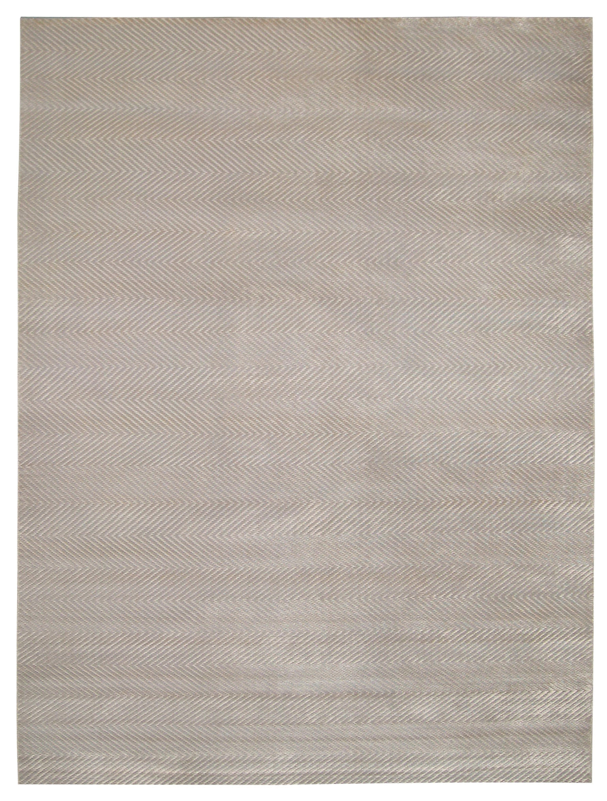 Exquisite Rugs Honeycomb handloomed Viscose 3595 Silver 14' x 10' Area Rug