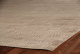Exquisite Rugs Honeycomb handloomed Viscose 3597 Dark Gray 9' x 6' Area Rug