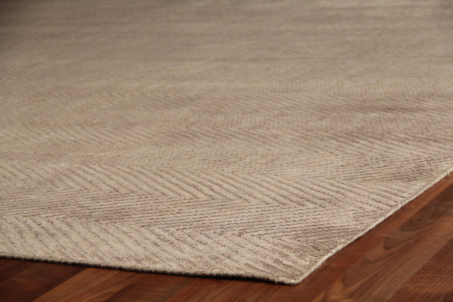 Exquisite Rugs Honeycomb handloomed Viscose 3597 Dark Gray 9' x 6' Area Rug