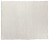 Exquisite Rugs Honeycomb handloomed Viscose 3599 White 10' x 8' Area Rug