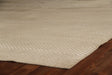 Exquisite Rugs Honeycomb handloomed Viscose 3601 Beige 10' x 8' Area Rug