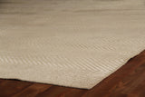 Exquisite Rugs Honeycomb handloomed Viscose 3601 Beige 10' x 8' Area Rug