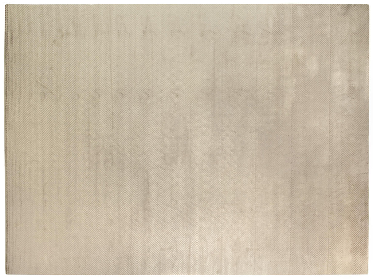 Exquisite Rugs Honeycomb handloomed Viscose 3601 Beige 10' x 8' Area Rug