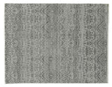 Exquisite Rugs Lexington hand-knotted Wool/Bamboo Silk 3737 Silver/Gray 10' x 8' Area Rug