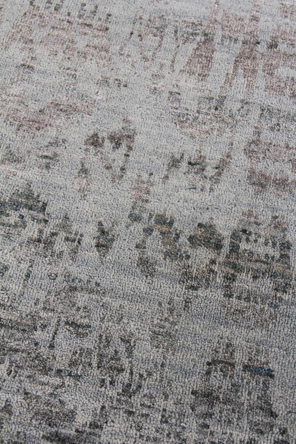 Exquisite Rugs Lexington hand-knotted Wool/Bamboo Silk 3737 Silver/Gray 10' x 8' Area Rug