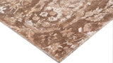 Exquisite Rugs Cassina handloomed Bamboo Silk 3910 Brown 9' x 6' Area Rug