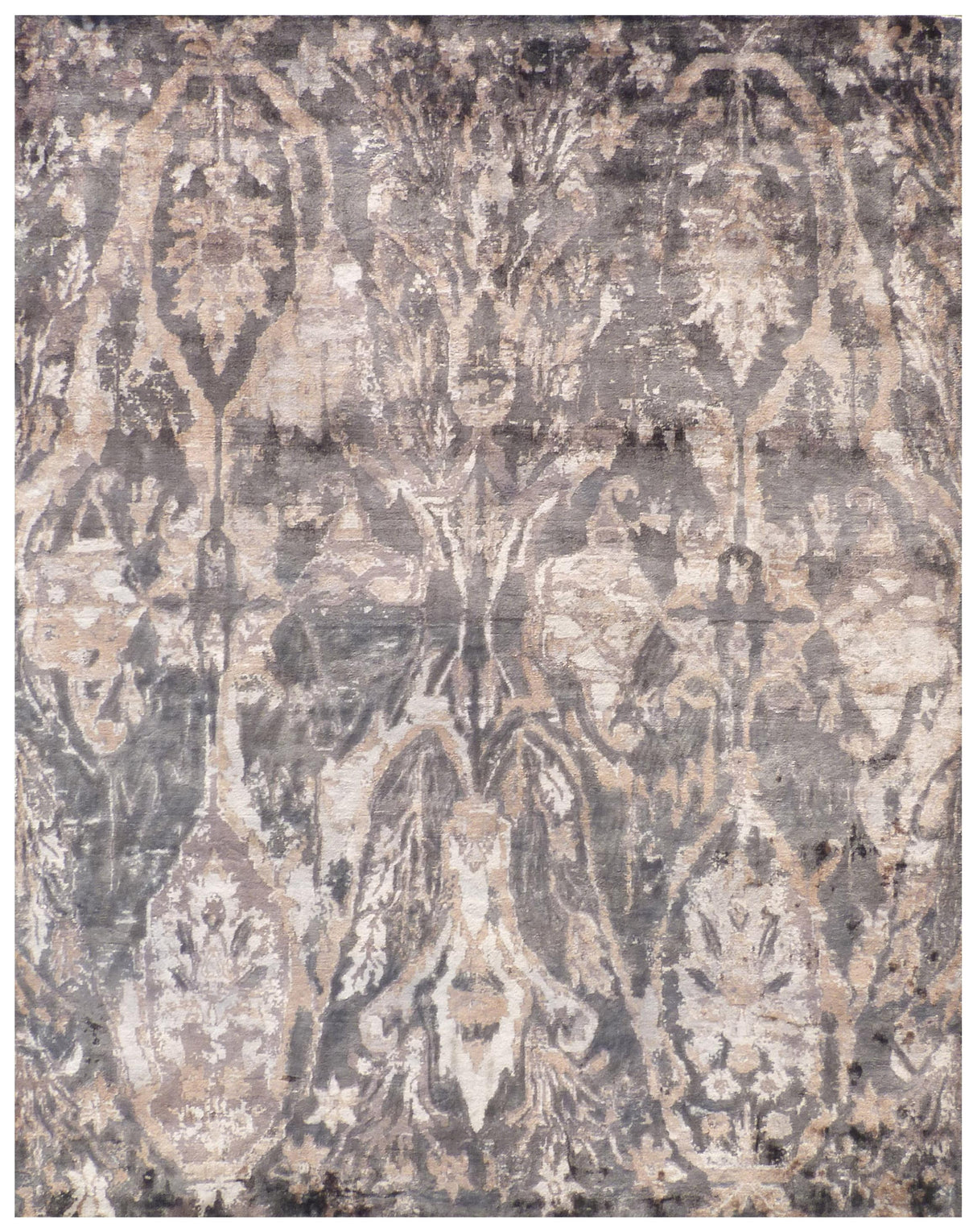 Exquisite Rugs Cassina handloomed Bamboo Silk 3927 Blue 10' x 8' Area Rug