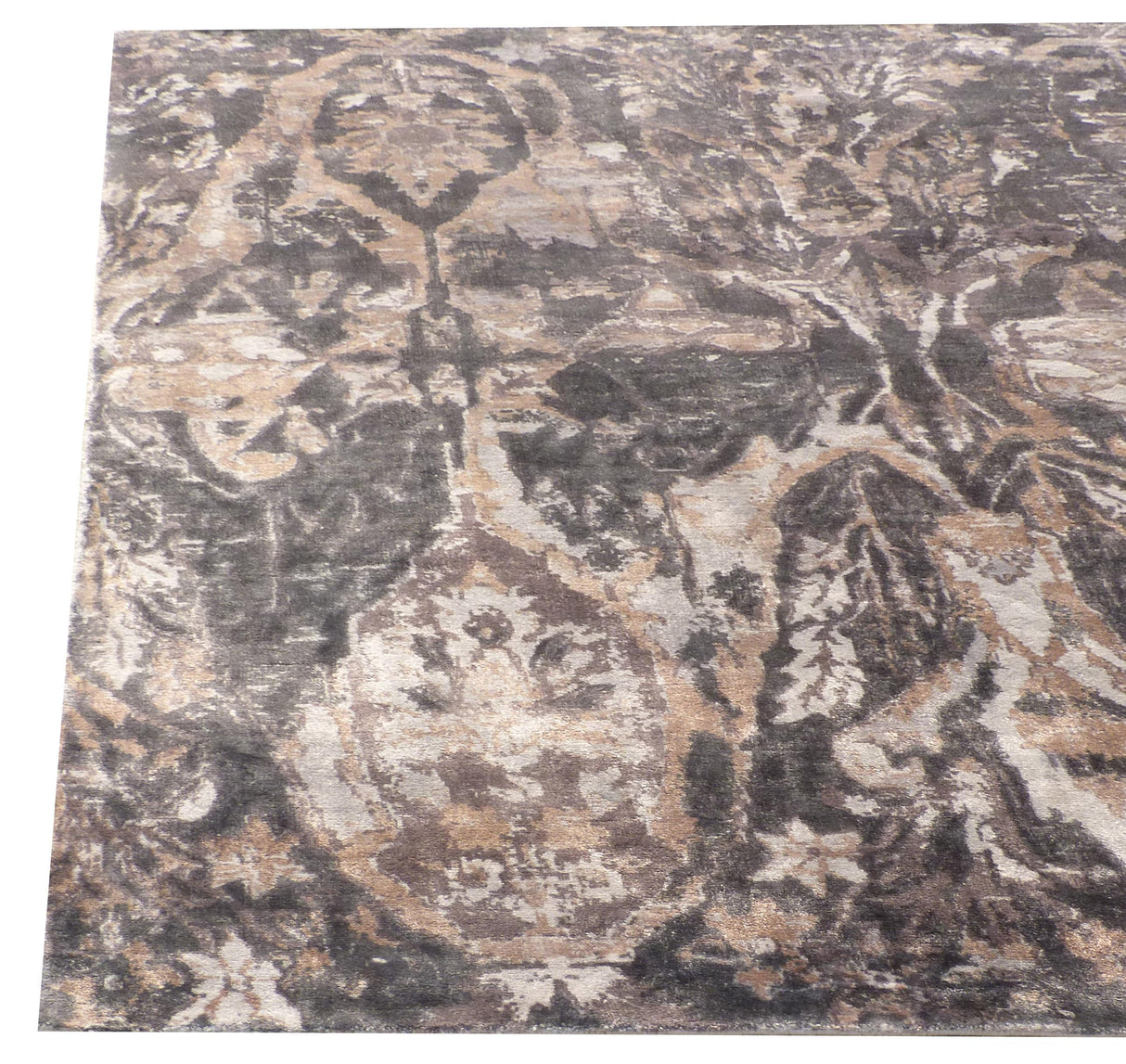 Exquisite Rugs Cassina handloomed Bamboo Silk 3927 Blue 10' x 8' Area Rug
