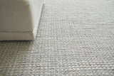 Exquisite Rugs Ferrus flatweave Polyester/Wool/Cotton 3955 Silver/Ivory 10' x 8' Area Rug