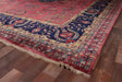 Exquisite Rugs Antique Weave Sarouk hand-knotted New Zealand Wool 4002 Red 10' x 9' Area Rug