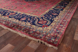 Exquisite Rugs Antique Weave Sarouk hand-knotted New Zealand Wool 4002 Red 10' x 9' Area Rug