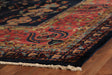 Exquisite Rugs Antique Weave Sarouk hand-knotted New Zealand Wool 4003 Navy 8' x 8' Area Rug