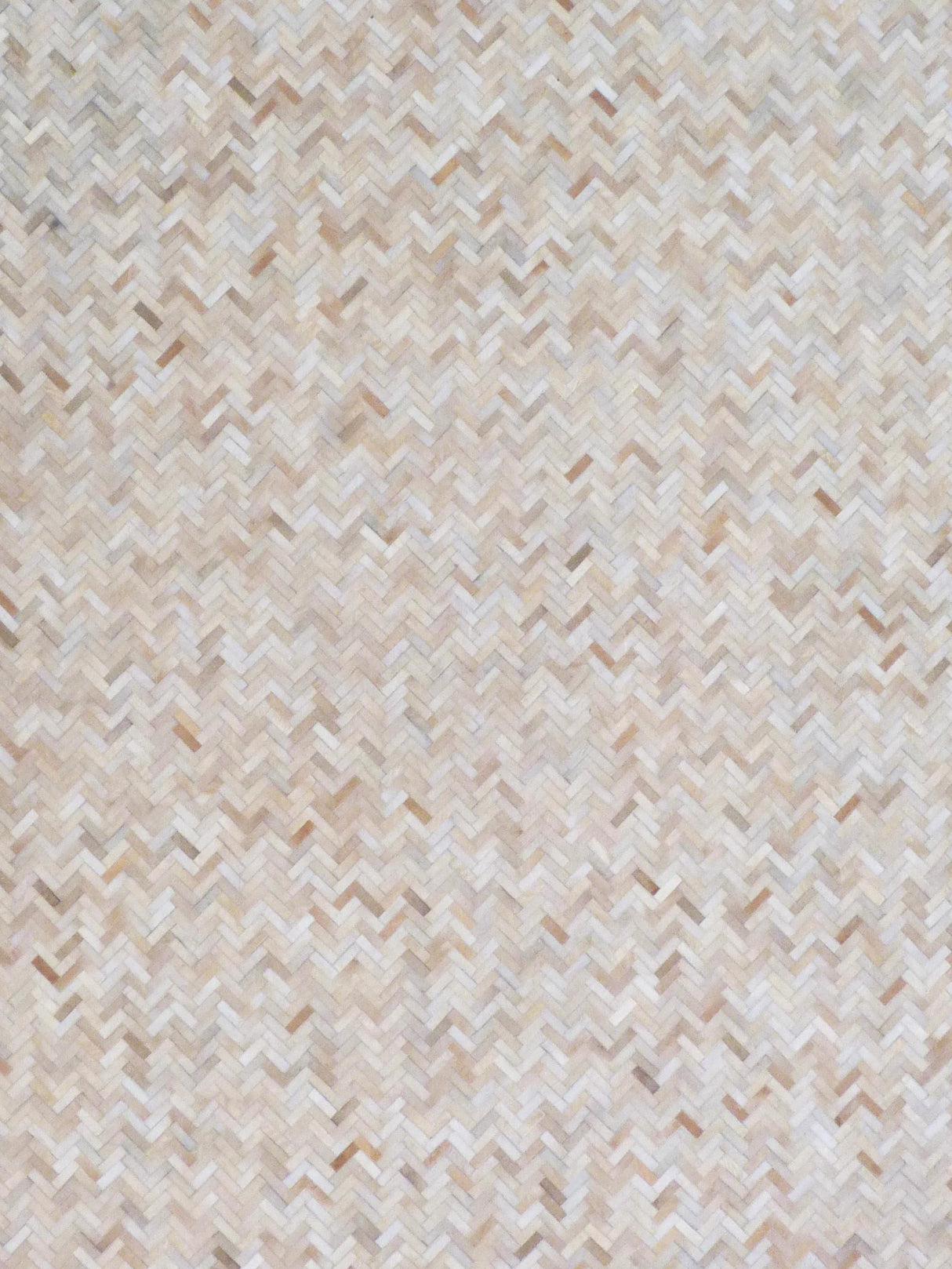 Exquisite Rugs Mosaic Leather hand-tufted Leather Hide 4057 Light Beige 11' x 8' Area Rug
