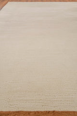 Exquisite Rugs Merino Wool hand-knotted Merino Wool 4462 Ivory 3' x 2' Area Rug