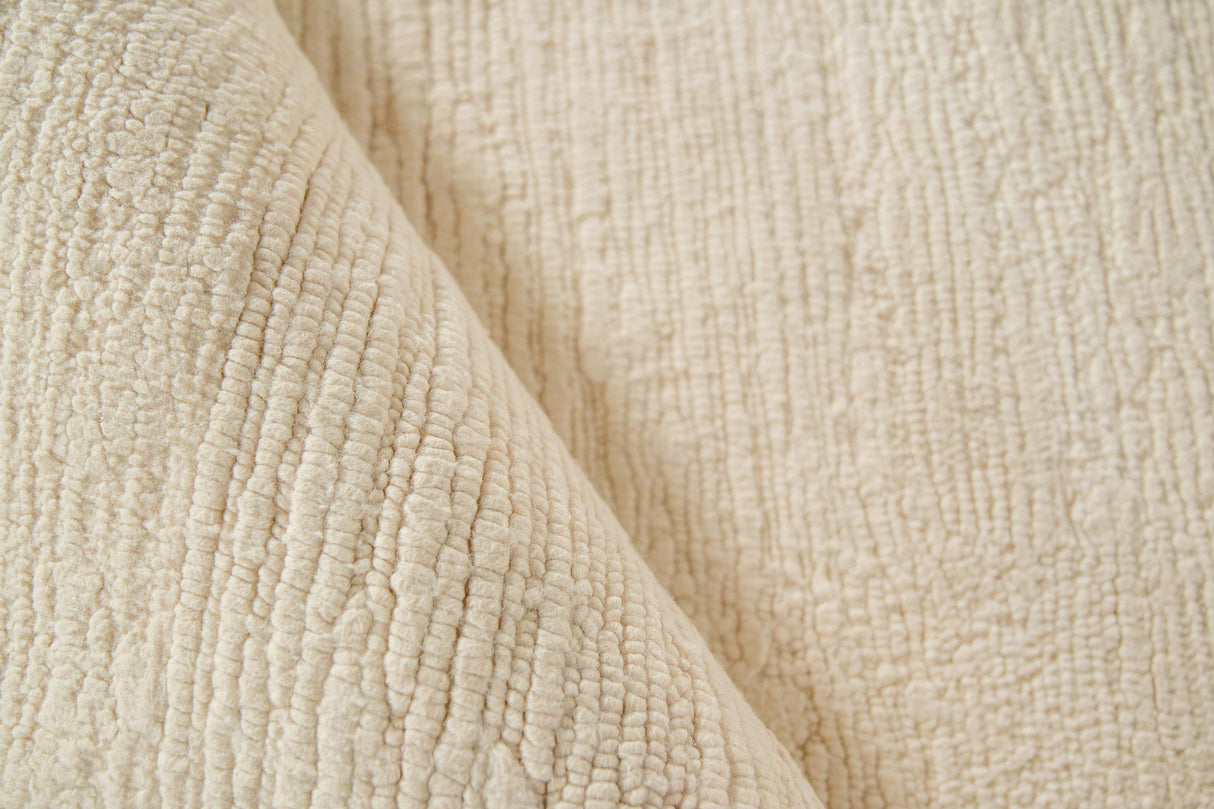 Exquisite Rugs Merino Wool hand-knotted Merino Wool 4462 Ivory 3' x 2' Area Rug