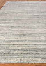 Exquisite Rugs Carmen handloomed PET 4488 Ivory/Blue 3' x 2' Area Rug