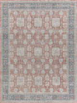 Exquisite Rugs Heritage power loom Polyester/Acrylic 4613 Red/Navy 12' x 9' Area Rug