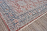 Exquisite Rugs Heritage power loom Polyester/Acrylic 4613 Red/Navy 12' x 9' Area Rug