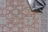 Exquisite Rugs Heritage power loom Polyester/Acrylic 4613 Red/Navy 12' x 9' Area Rug