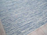 Exquisite Rugs Tranquility flatweave Wool/Mohair 4951 Blue 15' x 12' Area Rug
