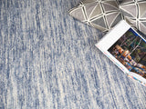 Exquisite Rugs Tranquility flatweave Wool/Mohair 4951 Blue 10' x 8' Area Rug