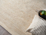 Exquisite Rugs Tranquility flatweave Wool/Mohair 4956 Beige 10' x 8' Area Rug