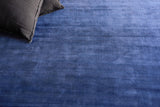 Exquisite Rugs The Blues handloomed Bamboo Silk 4975 Navy 10' x 8' Area Rug