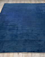 Exquisite Rugs The Blues handloomed Bamboo Silk 4975 Navy 12' x 9' Area Rug