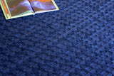 Exquisite Rugs The Blues handloomed Bamboo Silk 4976 Navy 12' x 9' Area Rug