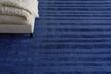Exquisite Rugs The Blues handloomed Bamboo Silk 4978 Navy 10' x 8' Area Rug