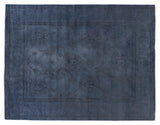 Exquisite Rugs Overdye hand-knotted New Zealand Wool 5028 Navy 14' x 10' Area Rug