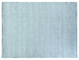 Exquisite Rugs Metro Velvet hand-knotted Wool/Viscose 5050 Ivory/Silver 12' x 9' Area Rug